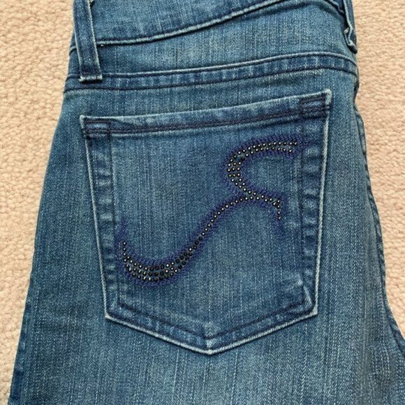 Rock & Republic Embellished  Wide Leg Jeans - Picture 4 of 9